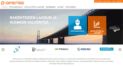 Desktop Screenshot of dimense.fi